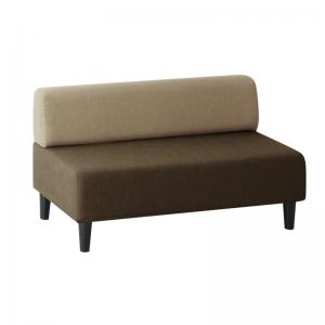 樂天商城 - ソファ ソファー 2人掛け スタンダードソファ デザインソファ 空間に合わせて色と形を選ぶカバーリング待合ロビーソファ ソファ単品 背あり 2P