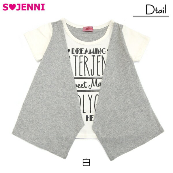 樂天商城 - 30%OFセール・JENNI（ジェニィ）ベア天竺レイヤードTシャツ1(00cm-120cm)ガールズ・女の子・子供服