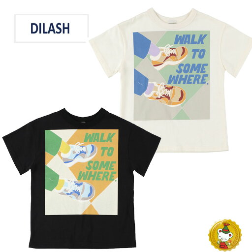 30%OFFセール・ディラッシュ・DILASH / スニーカープリント半袖Tシャツ (80cm-140cm)男の子/キッズ/子供服 30%OFFセール・ディラッシュ・DILASH / スニーカープリント半袖Tシャツ (80cm-140cm)男の子/キッズ/子供服