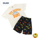 【30%OFFセール】ディラッシュ・DILASH/ 接触冷感トロピカル柄ワンマイルウェア (80cm-140cm)男の子/キッズ/子供服