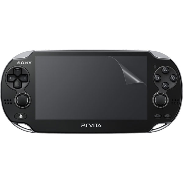 送料無料 初期PSV貼り付けかんたん装着 液晶保護フィルム SONY PlayStation Vita (プレイステーション ヴィータ) PCH-1000シリーズ全機種本体対応 液晶画面をキズや汚れから守る液晶保護プロテクトフィルムシート 高画質液晶画面に最適で液晶キズ破損を防ぐ液晶フィルム