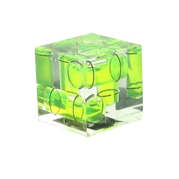 [送料無料]もう水平線を逃さない水平取りの秘密兵器カメラ用ホットシュー装着スリーウェイ水平水準器/シューカバー水準器レベラー写真が傾いてしまうことを事前に予防縦位置横位置キューブ型のサムネイル