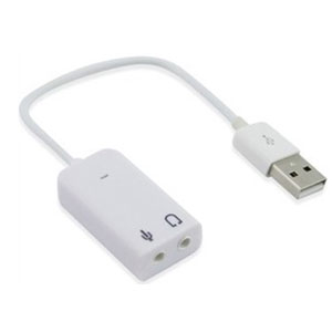 〇[送料無料]バーチャル7.1チャンネル USBサウンドコネクタ 仮想7.1チャンネル オーディオデバイス USB Sound Adapter 7.1channel USB..