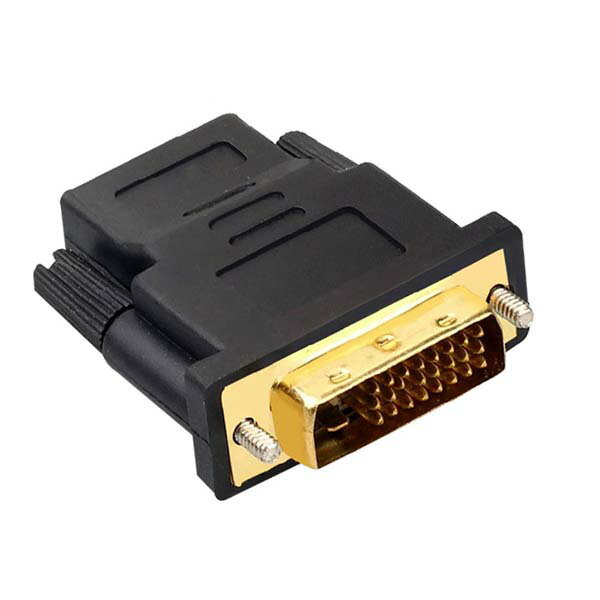 DVI-I 29ピン(オス)/HDMI(メス)変換用アダプタ モニターケーブル変換接続 コネクタ形状DVI-I 29pin(オス)/HDMI端子(メス) ディスプレイ変換 DP変換器 コンピュータディスプレイ映像出力入力変換コネクタ DisplayPort Conversion Adapter PS4 PS3