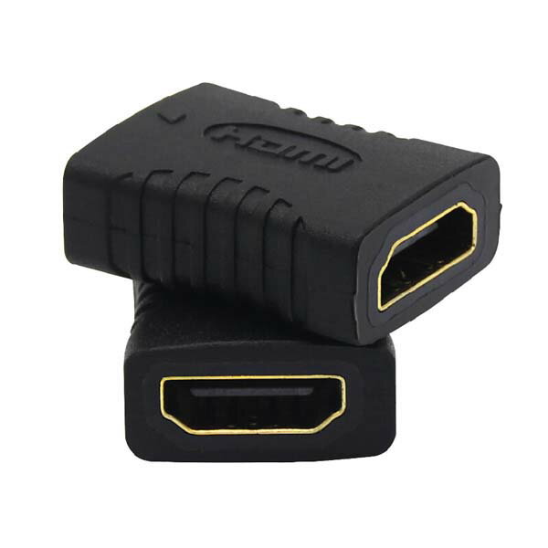 HDMI(メス)/HDMI(メス)延長用アダプタ モニターケーブル変換接続 コネクタ形状HDMI端子(メス)/HDMI端子(メス) コンピュータディスプレイ映像出力入力変換コネクタ HDMI 1.4 DisplayPort Extension Adapter PS4 PS3 ラップトップPC ノートパソコン