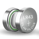 〇 送料無料 2個パック LR43アルカリボタン電池電圧1.5Vサイズ直径11.6mm×高さ4.2mm用途電卓などに最適 同型番規格186 D186A RW84 V12GA LR43 L1142 GP186 LR43 AG12 G12A
