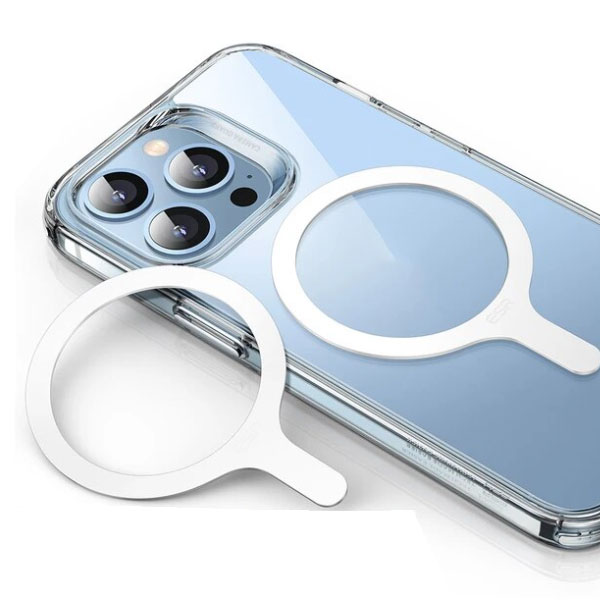 [送料無料]iPhoneケース用 MagSafe対応ステッカー お気に入りのケースをMagSafe対応へ!軽量かつスリムなサポートステッカー 磁気ワイヤレス電力伝送規格 非接触充電規格 iPhoneの背面に貼り付けるiPhone12以降のiPhoneが搭載する非接触充電機能[1枚]