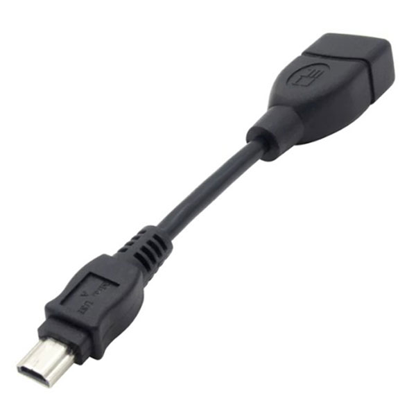 送料無料 OTG対応USBホストケーブル USBホスト機能対応Androidタブレット/中華タブレットにUSB周辺接続機器を繋げる便利なミニUSB Bコネクタ(オス)をUSB Aコネクタ(メス)に変換するアダプター マウス/キーボード/ゲームパッド/USBメモリー