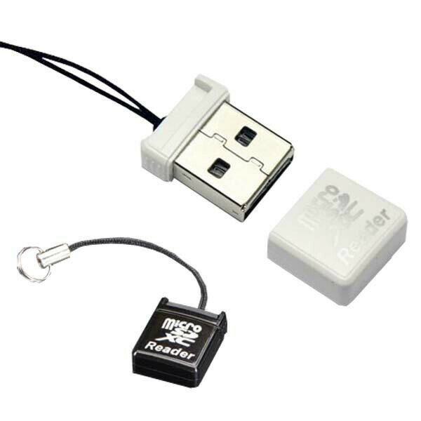 〇[送料無料][四角/2色]USB MicroSD Card Reader/Writer microSD microSDHC microSDXC microSDカード/microSDHCカード→USB接続マイクロSD microSD専用メモリカードカードリーダー/ライター マイクロSD 512MB 1GB 2GB 4GB 8GB 16GB 32GB 64GB 128GB 256GB対応