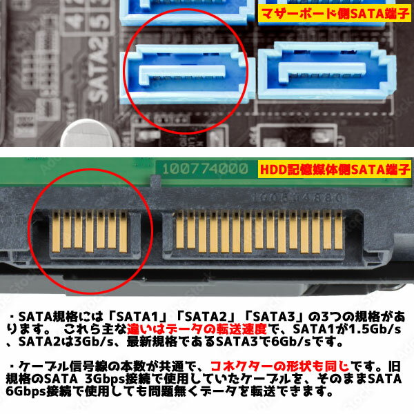 [����̵��] SATA3 �����֥� 40cm SATA 6Gbps ��®���� ���ꥢ��ATA3 �����֥� ξ¦��å��դ� �ǡ���ž�� ��¢�ϡ��ɥǥ����� SSD ��³ 0.4m ñ��