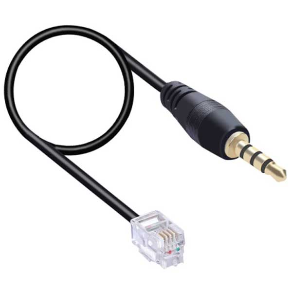 [送料無料]家庭用固定電話機・座機電話専用のRJ9（4P4C）変換ケーブル RJ9 4P4C 電話機用変換ケーブル ..