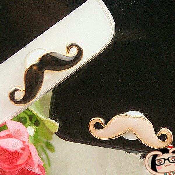 Candy　楽天市場店の[送料無料]ありそうでなかった ひげモチーフ ホームボタンステッカー ボタンシール ガゼル 髭 チャップリン 可愛い デコ iPhone iPad スマホ スマートフォン タブレットPC アクセサリー チャーム ワンポイント 可愛い カワイイ キュート (ブラック系/ホワイト系)｜アングル2