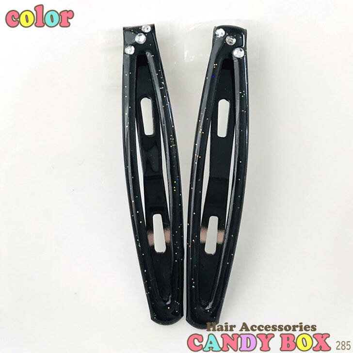ヘアピン ピン パッチンピン　スリーピン ヘアーアクセサリー 髪飾り かわいい おしゃれ キッズ 子供用 大人用 大人っぽい 黒 ブラック キラキラ ストーントップピン 入園式 卒園式 入学式 卒業式
