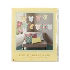 あす楽!【TalkingTables】ベビーシャワーバナーガーランド ロンパース HELLO BABY!