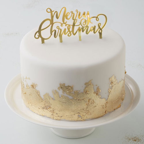 P10倍！【GingerRay】ロンドンから届いた　MERRY CHRISTMAS ケーキトッパー　ゴー...