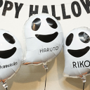 【ハロウィンセール P10倍!】名入れ無料 1ヶ月以上もぷかぷか浮かぶ アイブレックス ハロウィン ファニー ゴースト バルーン 14インチ プレゼント 子ども...