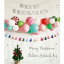 MERRY CHRISTMAS シルバーグリッターガーランドプレゼント　バルーンガーランドキット　キャンディスワールクリスマスコレクション　クリスマスカラーのバルーンガーランド　飾り付け　ショーウィンドー　展示
