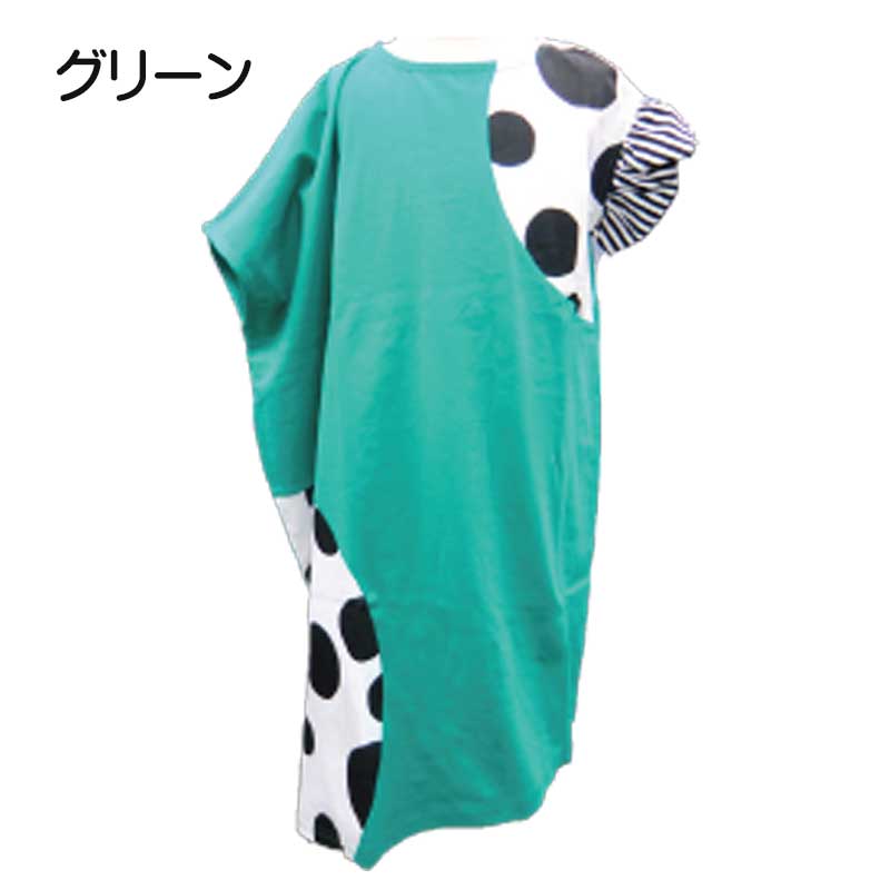 21新作 ロング おしゃれな女の子の着こなしセンス抜群のロングｔシャツ ドレス グリーン 黒 パープル 160cm 女の子 キッズ キッズファッション ｔシャツ トップス Minau ミナウ キッズ 中学生キッズ ベビー マタニティ サイクル トップス シャツ ロング T