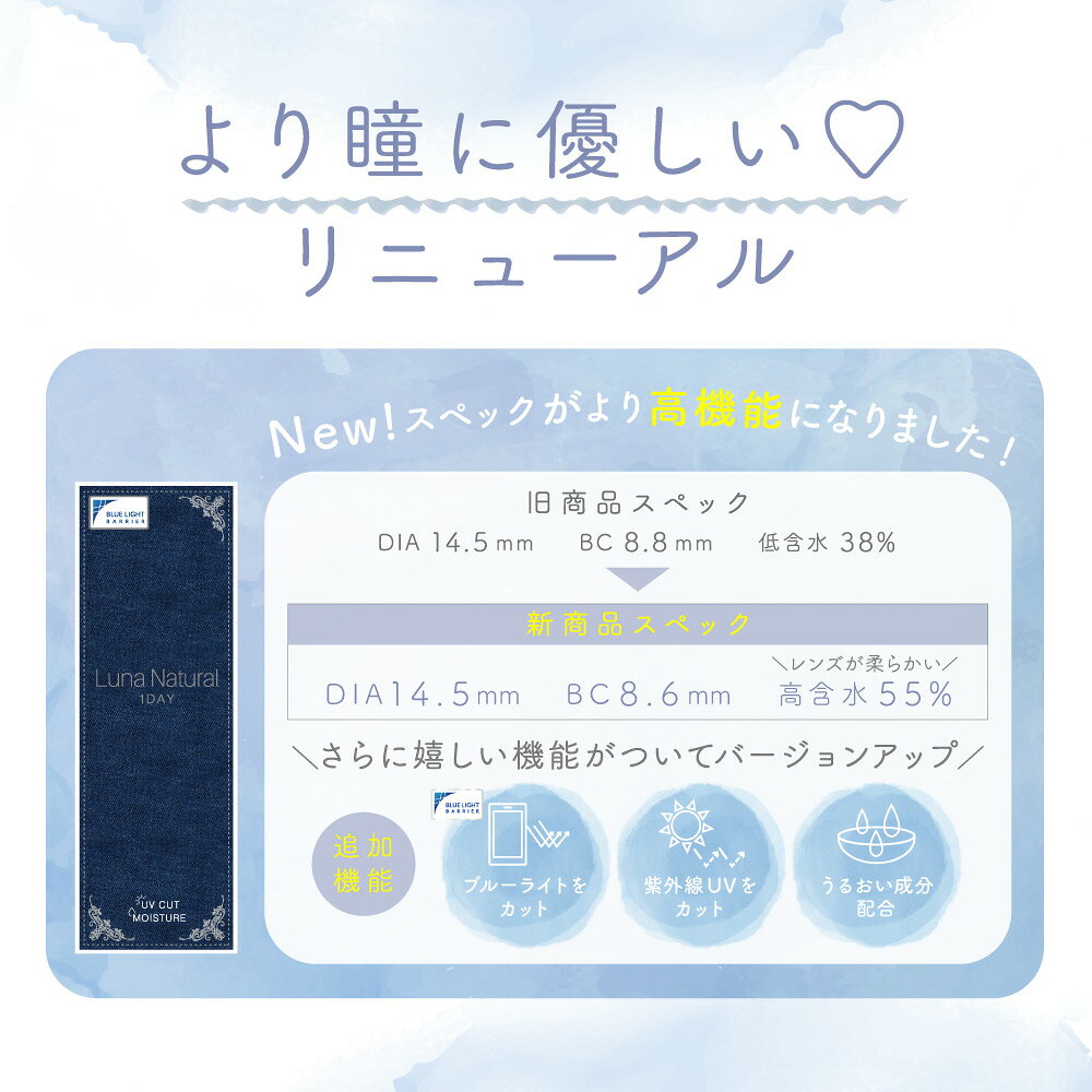 カラコン ワンデー ルナナチュラル LunaNatural 1day 10枚 入/単品 度なし 度あり 1day カラーコンタクトレンズ カラーコンタクト キャンマジ公式 大人 ちゅるん系 美瞳 紫外線 裸眼風 コスプレ ピンク ブラウン 送料無料(ネコポス) candymagic-10001024 キャンディーマジック 楽天市場店 サンプル画像2