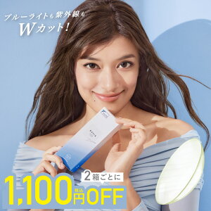 ブルーライトカット ワンデー ソフト コンタクトレンズ 1箱 30枚 /2箱合計 60枚 ReVIA Blue light Barrier 1day クリア 【2箱購入で1,100円OFF/公式限定 】 度あり クリアコンタクト レンズ レヴィア 1日使い捨て 送料無料 キャンマジ公式