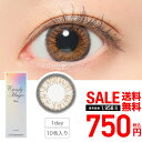 【SALE】☆CandyMagic 1day/10枚入り《ナチュラルブラウン》送料無料(ゆうパケ)キャンディーマジックワンデー カラコン 1day度あり コンタ...