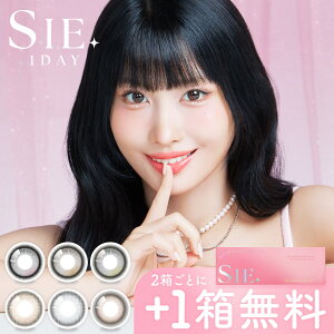 日本初!回らない水光カラコン ワンデー 【もれなく1箱無料】 SIE. 1day 1箱 10枚 入/3箱合計 30枚入 送料無料(ネコポス) 2箱購入で+1箱無料 1デイ 度あり 度なし キャンマジ公式 カラー コンタクト 1日使い捨て コンタクトレンズ ブラウン 水光