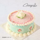母の日 カルトナージュ ケーキ 4号 チーズケーキ ピンク センイルケーキ チーズケーキ 味 可愛いケーキ 誕生日ケーキ 大人 花 スイーツ ケーキ バタークリ...