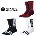 STANCE SOCKS スタンス ソックス メンズ OG おしゃれ ストリート 男性 靴下 M556D17OGG