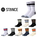 【4/12新作2型入荷】 STANCE スタンス ソックス メンズ BOYD ST インフィニット ライン クルー 靴下 A556A20BOS