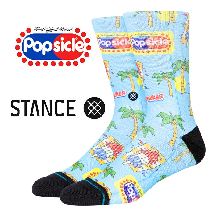 STANCE スタンス ソックス メンズ POPS CREW アイスクリームアイコン コラボ クルー 靴下 A555C23POP