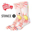 STANCE スタンス ソックス メンズ GOOD HUMOR アイスクリームアイコン コラボ クルー 靴下 A555C23GOO