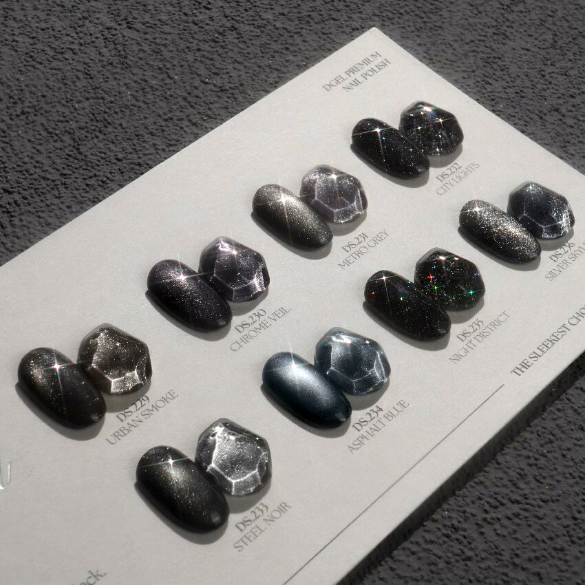 Rakuten - [セット] DGEL シグネチャー ブラックラベル 8種 マグネットジェル シロップジェル グリッタージェル セルフネイル