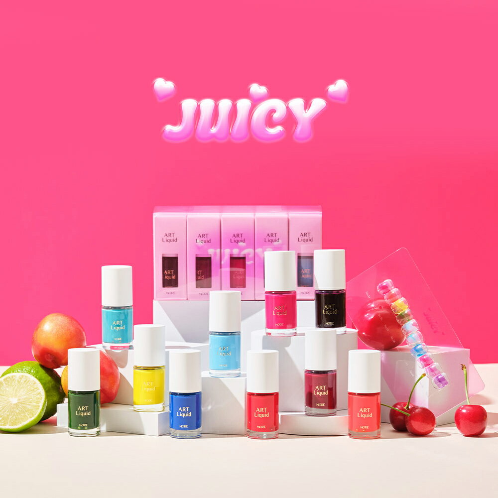 [セット] モアジェル アトリキッドジューシー 10種 ネイルインク マグネットジェル ネイル シロップジェル グリッタージェル セルフネイル