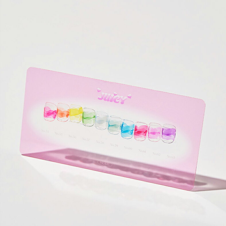 [単品] モアジェル アトリキッドジューシー 10種 ネイルインク マグネットジェル ネイル シロップジェル グリッタージェル セルフネイル