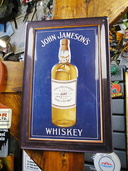 ジェムソン　ウイスキー 世界のお酒　3Dパブサイン　（ジョン・ジェムソン/WHISKEY）
