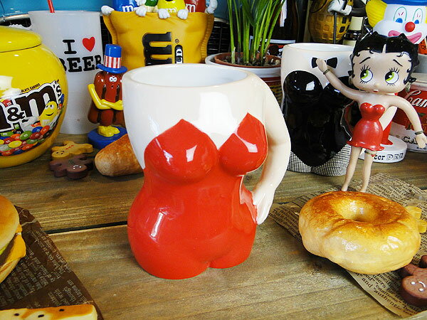 バニーガールマグカップ　（ボディコンマグ）　アメリカン雑貨　アメリカ雑貨　グッズ