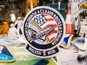 NASA ワッペン (スペースシャトル&星条旗) アメリカン雑貨 アメリカ雑貨 グッズ