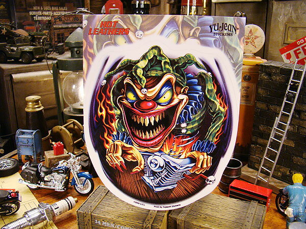 バイカーズ ステッカー （Killer Clown） アメリカン雑貨 アメリカ雑貨 グッズ