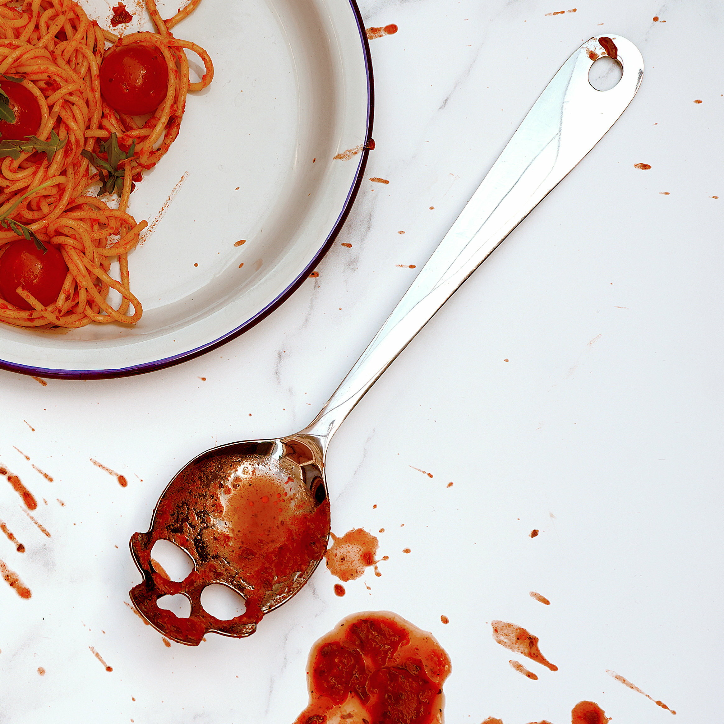 SUCK UK スカル サービングスプーン ドクロの特大スプーン アメリカン雑貨 アメリカ雑貨 キッチングッズ キッチン雑貨 キッチン用品 おしゃれ ショップインテリア