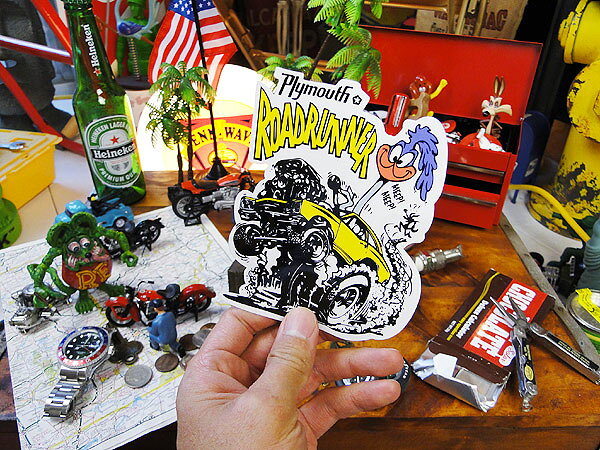 ロードランナー　ステッカー　（マッスルカー）　アメリカン雑貨　アメリカ雑貨　...