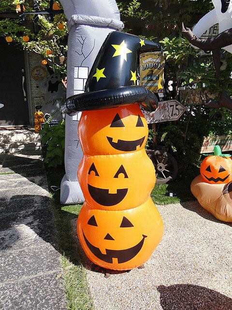 【即納】【在庫あり】販売累計4000個突破！ハロウィンといえば絶対コイツ！ロッキングパンプキン　インフレータブル　「楽天1位」の商品画像