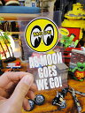 ムーンアイズ 抜きデカール (AS MOON GOES WE GO!) MOONEYES アメリカン雑貨 アメリカ雑貨 グッズ おしゃれ ガレージ雑貨 ガレージング雑貨 かっこいい