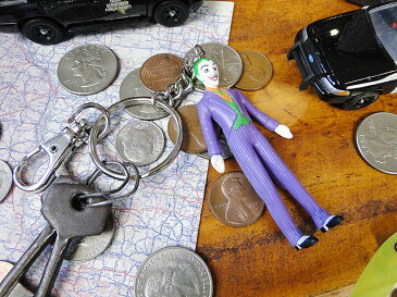 バットマン ジョーカーのベンダブルキーリング ■ アメリカ雑貨 アメリカン雑貨 アメリカ 雑貨 キーホルダー おしゃれ メンズ キーリング 鍵 人気のアメリカ雑貨屋 ブランド かわいい ファッション 小物 ロゴ アメキャラ グッズ