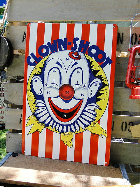 クラウンショット　U.S.ヘヴィースチールサイン　看板　アメリカン雑貨　アメリカ雑貨　グッズ