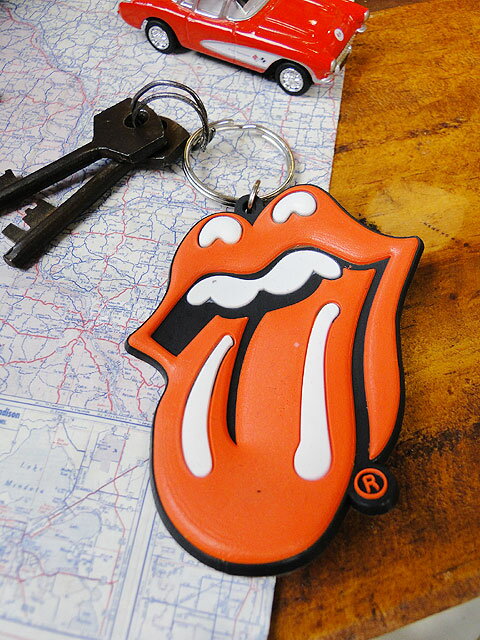 ★アウトレット★【訳あり品】カンパニーキーホルダー （ローリングストーンズ） アメリカン雑貨 アメリカ雑貨 グッズ