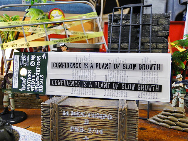 ことわざステンシル転写ステッカー （信頼とはゆっくり育つ木である） アメリカン雑貨 アメリカ雑貨 グッズ