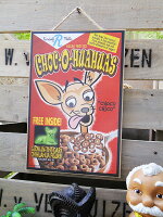 アメリカン・ウッドプラークサイン(チョコチコ) ■ アメリカ雑貨 アメリカン雑貨 壁掛け 壁飾り おしゃれ 人気 インテリア雑貨 生活雑貨 男前 インテリア 雑貨 男前インテリア雑貨 西海岸風 木製看板