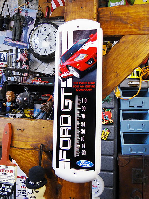 フォード　GT　サーモメーター　アメリカン雑貨　アメリカ雑貨　グッズ