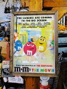 ポスターフレーム (m&m's/ザ・ムービー) ポスター&木製フレームのセット アメリカン雑貨 アメリカ雑貨 グッズ