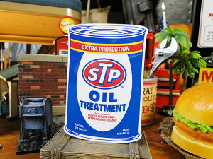 STP オフィシャルステッカー (オイル缶) アメリカン雑貨 アメリカ雑貨 グッズ